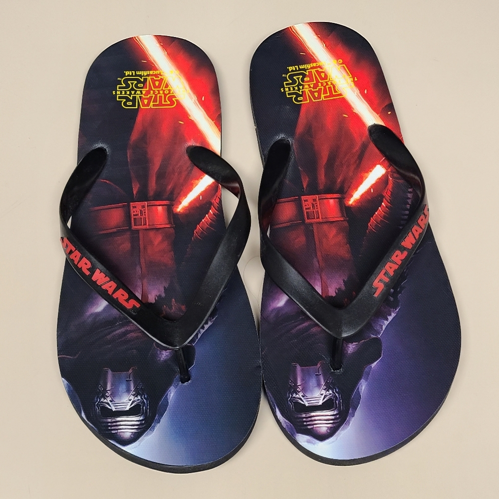 Star Wars Kylo Ren flip flop sandals size 11-12